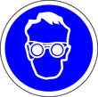 a0236 - Panneau obligation LUNETTES de PROTECTION a0236 - Panneau obligation LUNETTES de PROTECTION