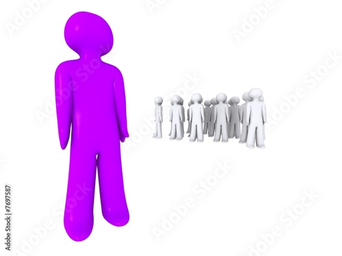 Illustration: purple guy purple guy