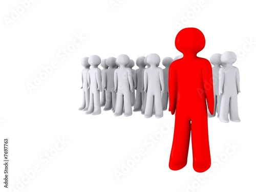 Illustration: 3D red Guy 3D red Guy