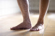 Feet in shower