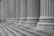 Historical facade with large columns