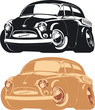 Vector cartoon car