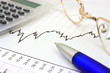 Foto: Stock chart Stock chart