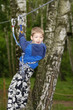 boy climbing