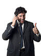 businessman thumbs up