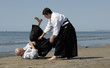 aikido sur la plage