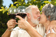 Wine tasting and kisses