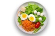 Salad - high angle view with clipping path Salad - high angle view with clipping path