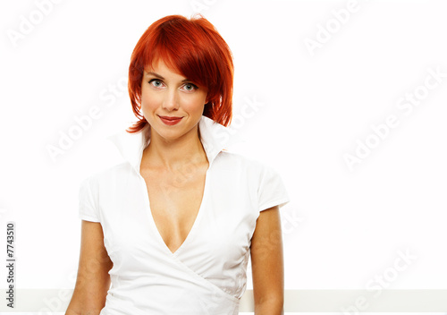 smiling pretty woman