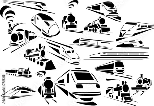 Vector: Trains Trains