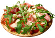 Pizza,parmesan,rukola,bacon