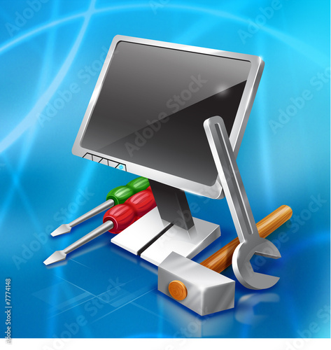 Monitor repair service