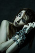 Beautiful gothic girl