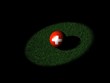 drapeau suisse, sphère et gazon drapeau suisse, sphère et gazon