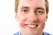 The Happy young man smiling.