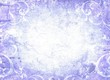 picture of floral design on a blue grungy paper texture