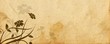 picture of floral design on a grungy paper texture
