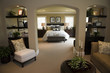 Luxury home bedroom with stylish furniture and decor. Luxury home bedroom with stylish furniture and decor.