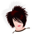 Illustration: Angry looking teenage emo XXL Angry looking teenage emo XXL