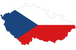 carte et drapeau république tchèque carte et drapeau république tchèque