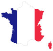 carte et drapeau france carte et drapeau france