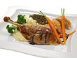 truthahnbraten mit kartoffelpüree und grünkohl 
