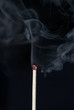 Burning match