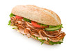 Turkey breast sandwich with cheese and tomatoes Turkey breast sandwich with cheese and tomatoes