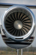 Foto: Close up of a turbo fan engine Close up of a turbo fan engine