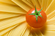 Spaghetti and tomato