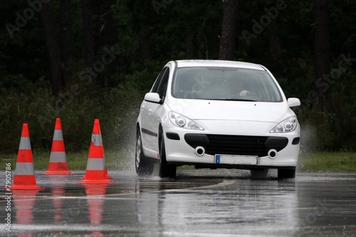 Photo: slalom sur piste 3 slalom sur piste 3