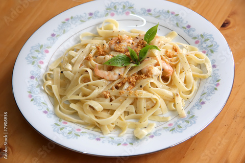 Photo: Pasta ala oglio Pasta ala oglio