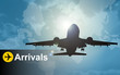 Aeroplane arrivals