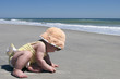 Baby's first trip to the beach