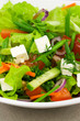 Salad with greens