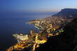 vue sur monaco la nuit