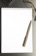 The notebook and cellular phone The notebook and cellular phone