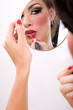 red lipstic
