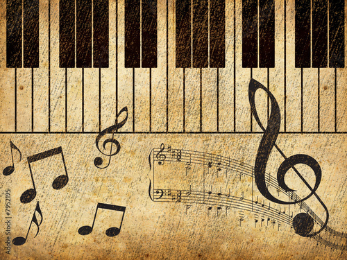 Music grunge Background Music grunge Background