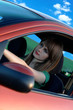 Foto: Girl in a car Girl in a car