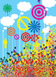 flowery sky