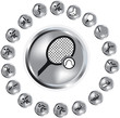 Collection of buttons