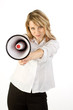 Woman with Megaphone
