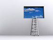 Ladder and sky