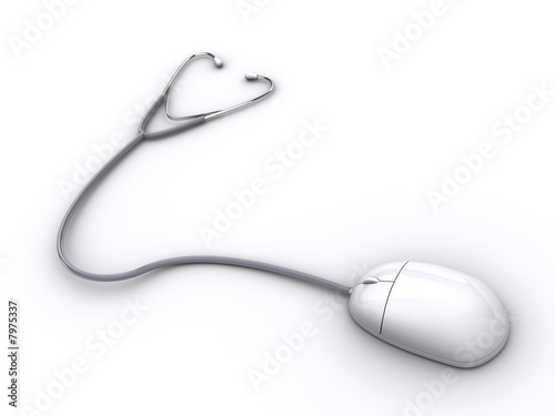 Stethoscope and mouse