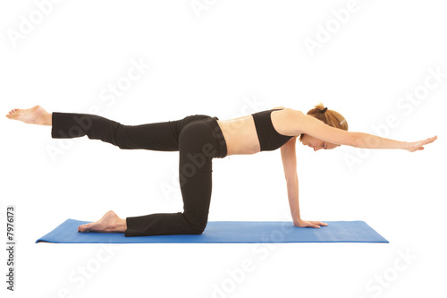 Photo: Pilates exercise series Pilates exercise series