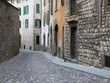 Ancient street in Bergamo, Italy Ancient street in Bergamo, Italy