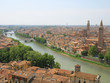 Birdview of Verona, Italy. Adige river. Birdview of Verona, Italy. Adige river.
