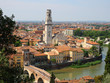 View of Verona, Italy. Adige river, St Peter bridge. View of Verona, Italy. Adige river, St Peter bridge.