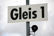 Bahnsteigschild